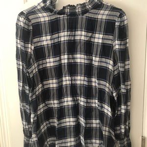 Plaid Loft top
